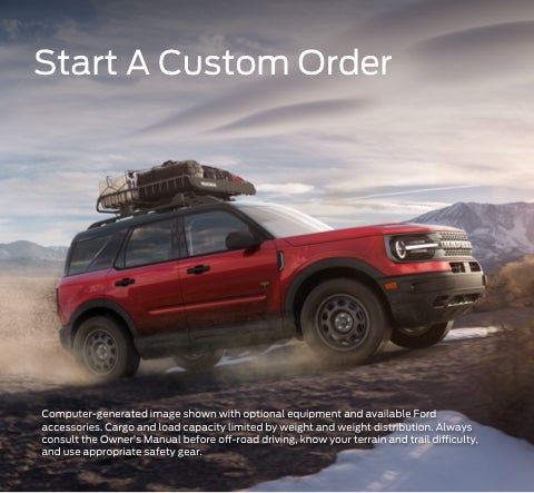 Start a custom order | Clinton Ford, Inc. in Clinton IN